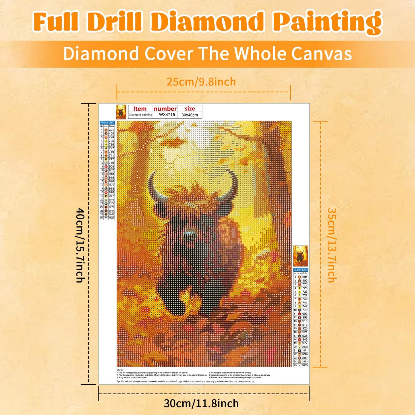 Highland Cow | Diamond Painting