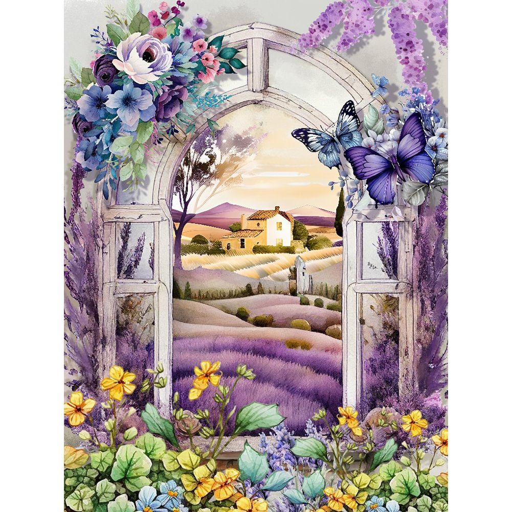 Flower Lavender | Diamond Painting