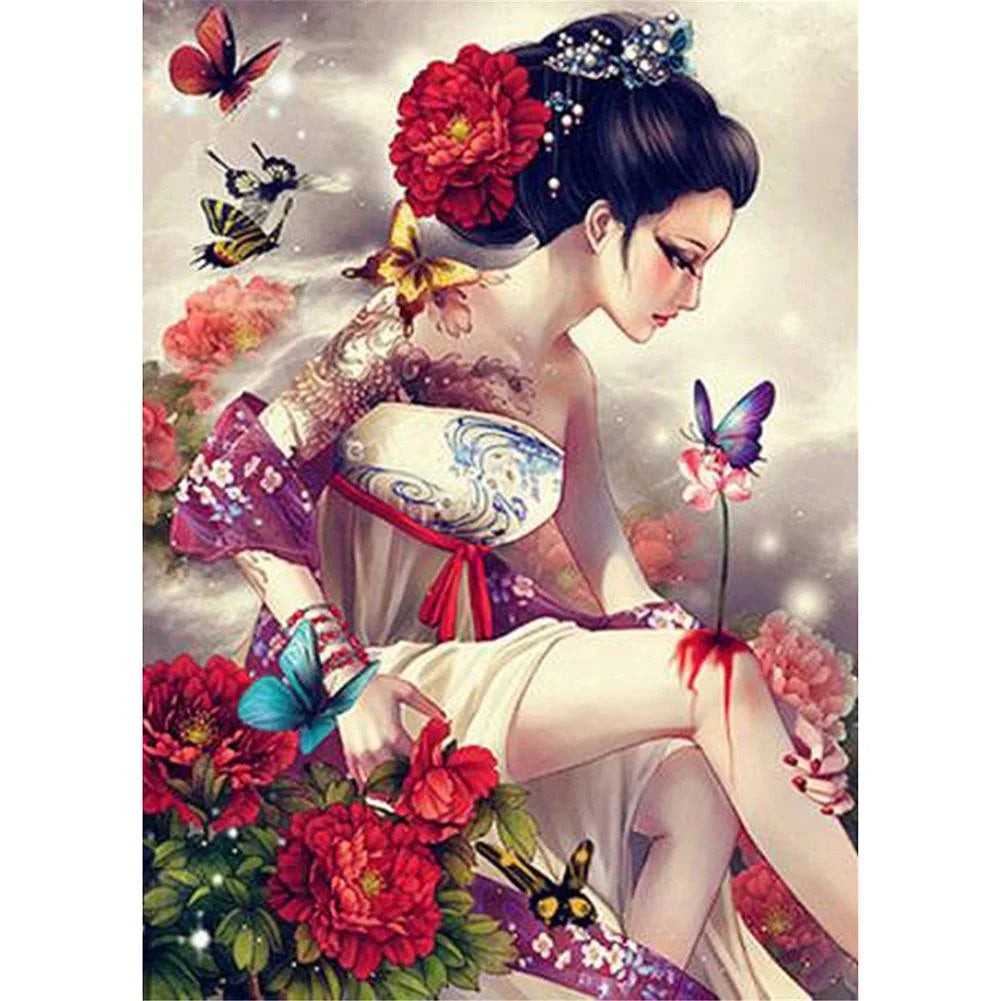 Beautiful Girl | Cross Stitch Embroidery