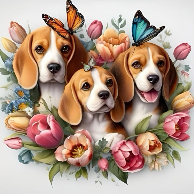 Dog Beagle | Diamond Painting