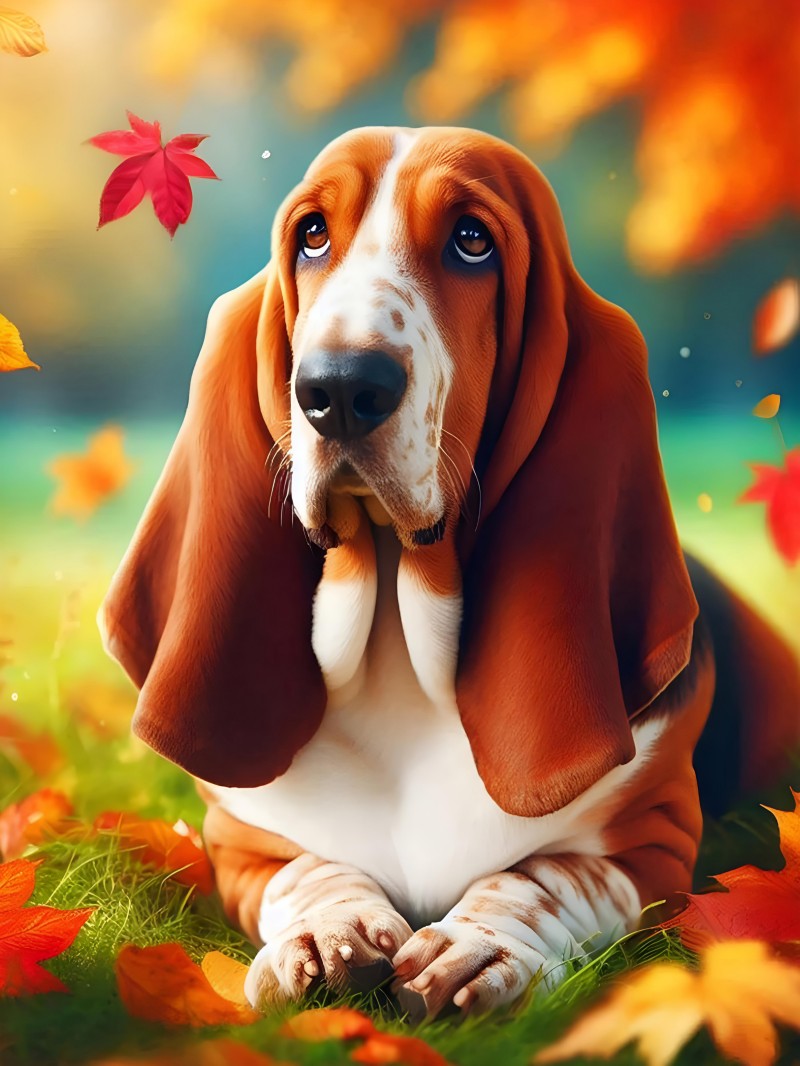 Dog Basset Hound | Diamond Painting
