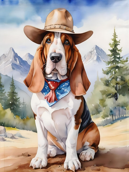 Dog Basset Hound | Diamond Painting