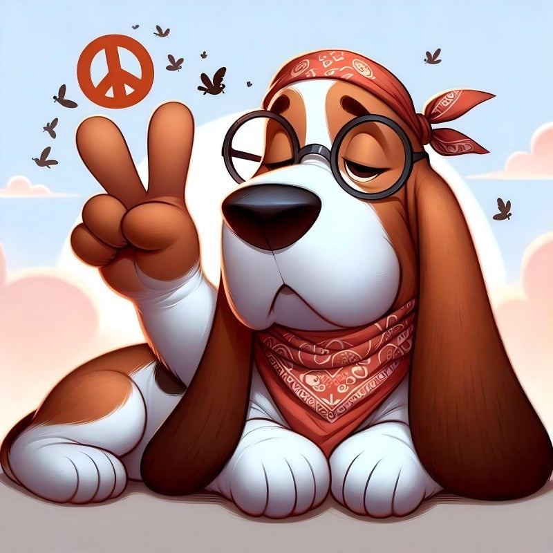 Dog Basset Hound | Diamond Painting