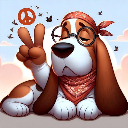 Dog Basset Hound | Diamond Painting