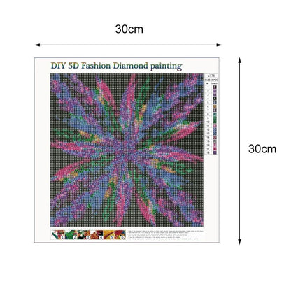 Abstract Flower | Diamond Painting