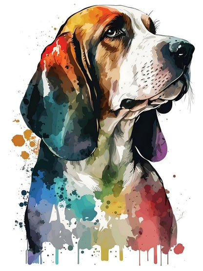 Dog Basset Hound | Diamond Painting