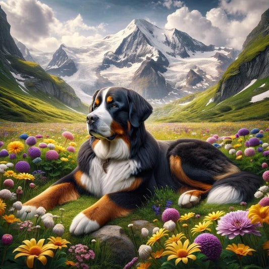 Bernese Mountain Dog | Diamond Painting