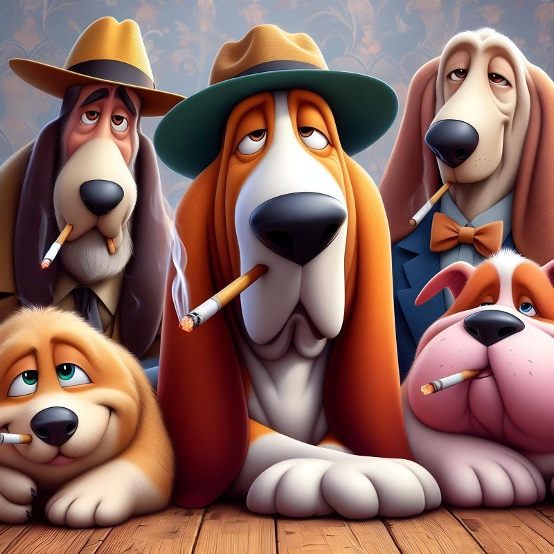Dog Basset Hound | Diamond Painting