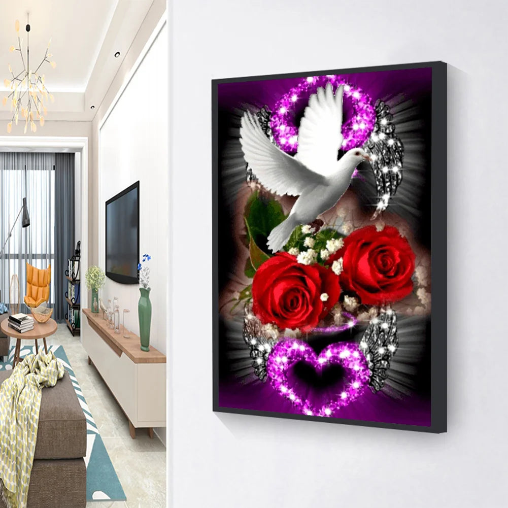 Pigeon Flower | Diamond Painting