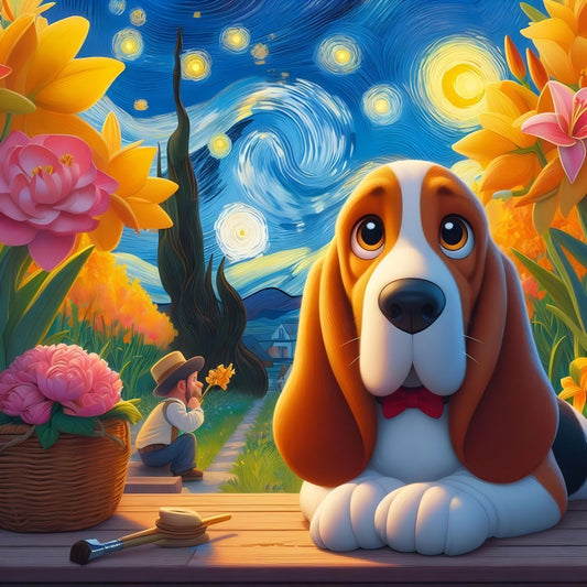 Dog Basset Hound | Diamond Painting