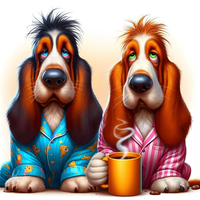 Dog Basset Hound | Diamond Painting