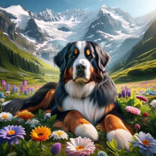 Bernese Mountain Dog | Diamond Painting