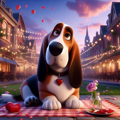 Dog Basset Hound | Diamond Painting