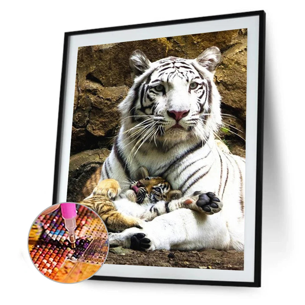 White Tiger | Diamond Painting