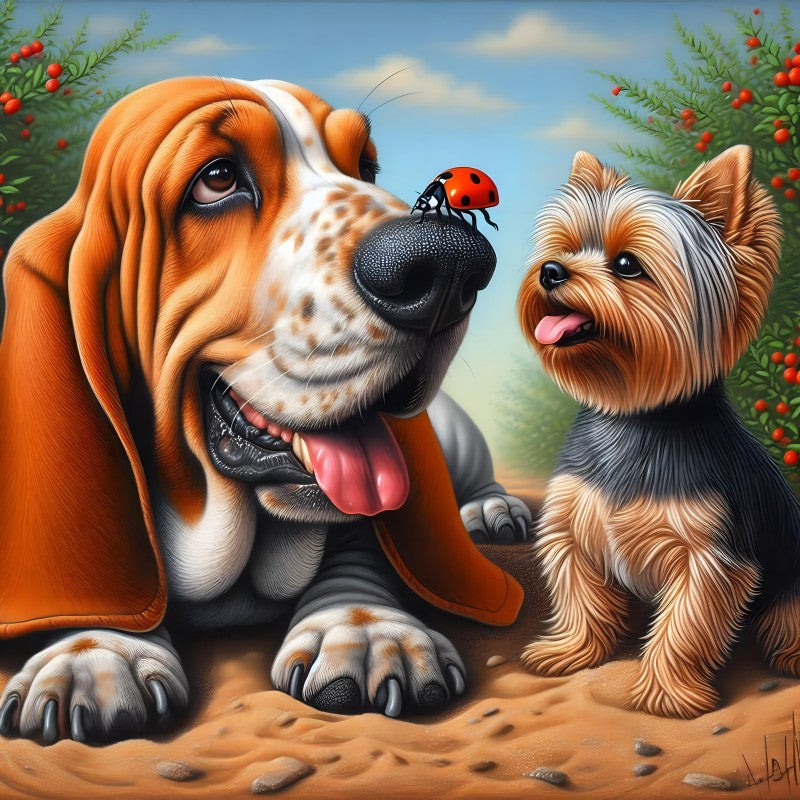 Dog Basset Hound | Diamond Painting