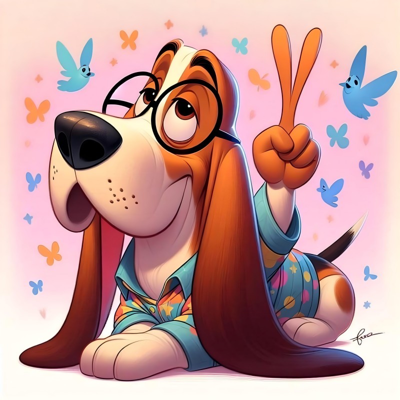 Dog Basset Hound | Diamond Painting