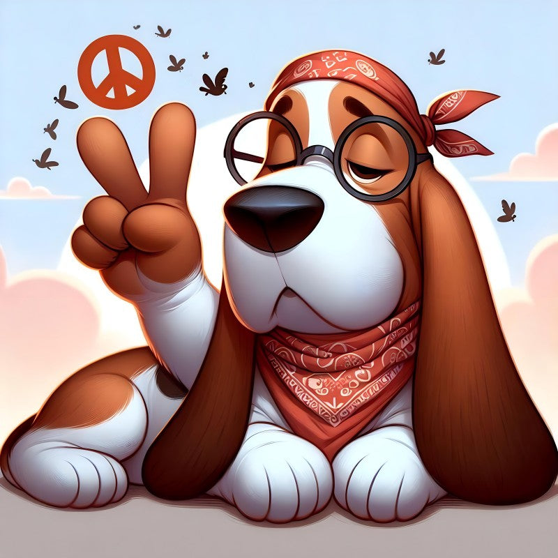 Dog Basset Hound | Diamond Painting
