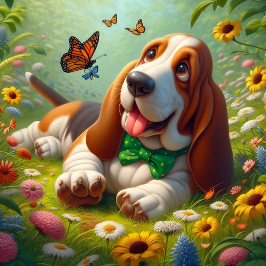 Dog Basset Hound | Diamond Painting