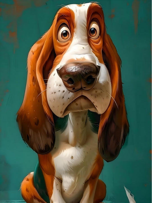 Dog Basset Hound | Diamond Painting