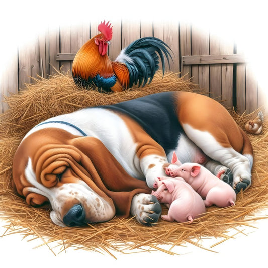 Dog Basset Hound | Diamond Painting