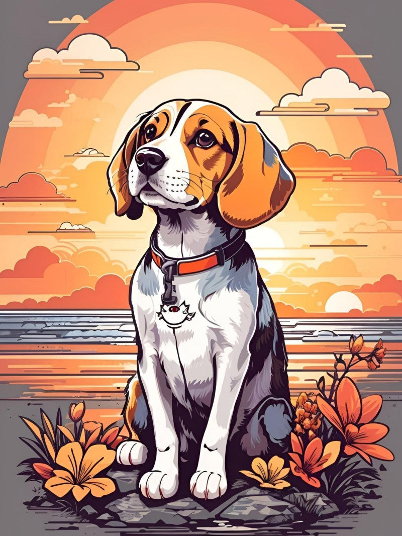 Dog Beagle | Diamond Painting