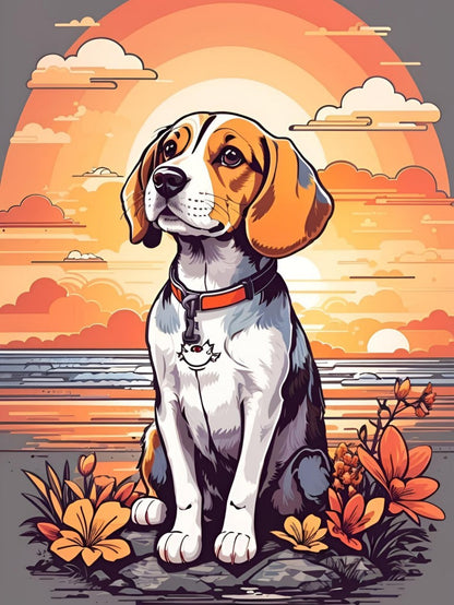 Dog Beagle | Diamond Painting