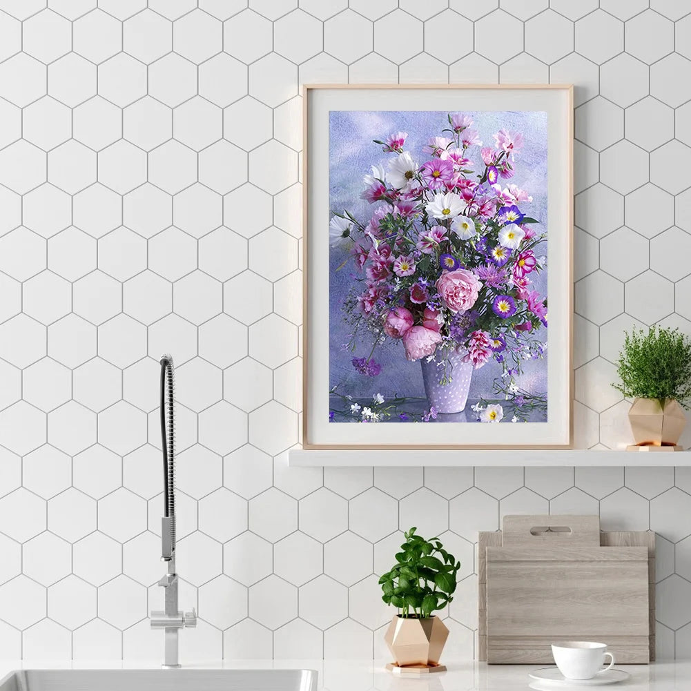 Flowers In The Vase | Diamond Painting