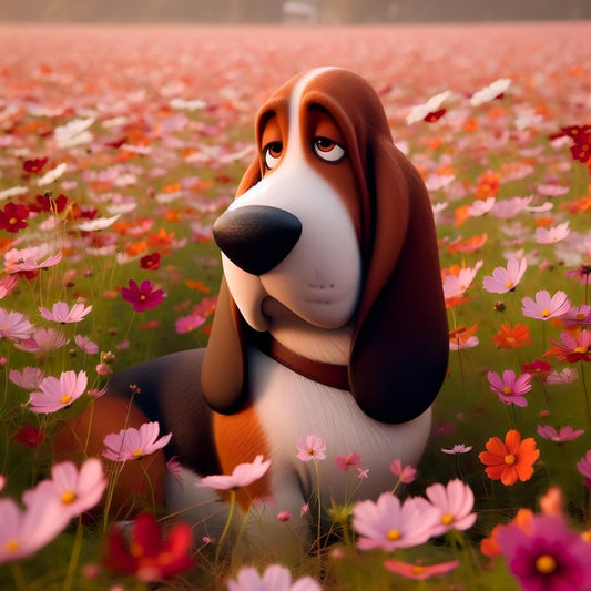 Dog Basset Hound | Diamond Painting
