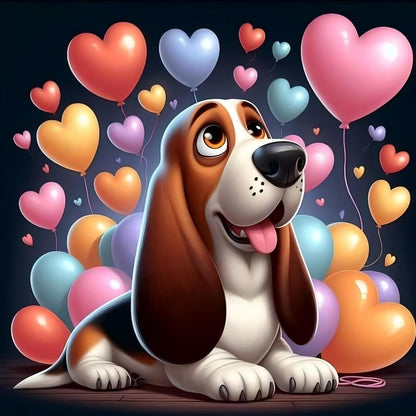 Dog Basset Hound | Diamond Painting