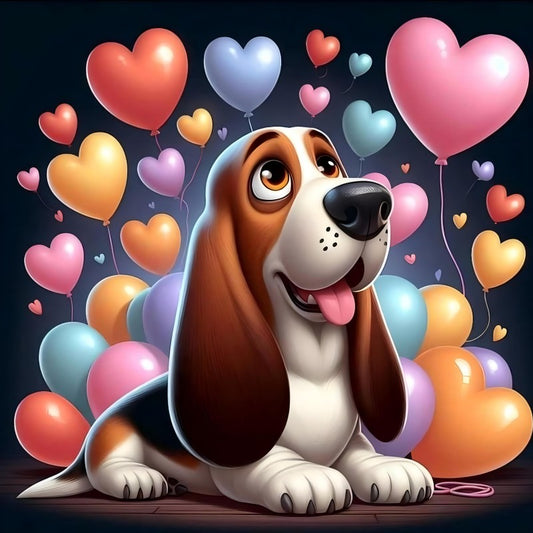 Dog Basset Hound | Diamond Painting