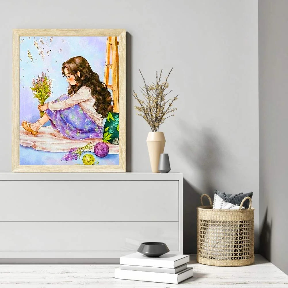 Beautiful Girl | Diamond Painting