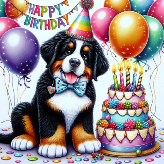 Bernese Mountain Dog | Diamond Painting