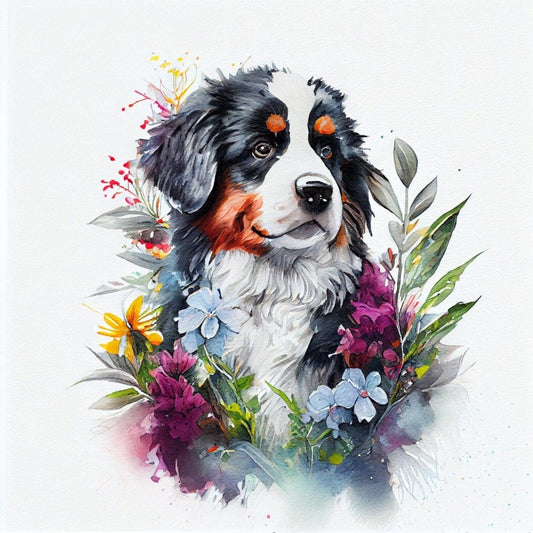 Bernese Mountain Dog | Diamond Painting