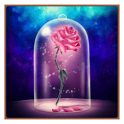 Pink Rose | Diamond Painting