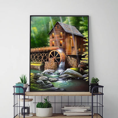 Water Wheel | Diamond Painting