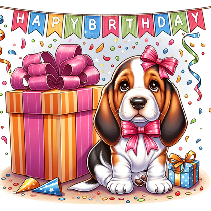 Dog Basset Hound | Diamond Painting