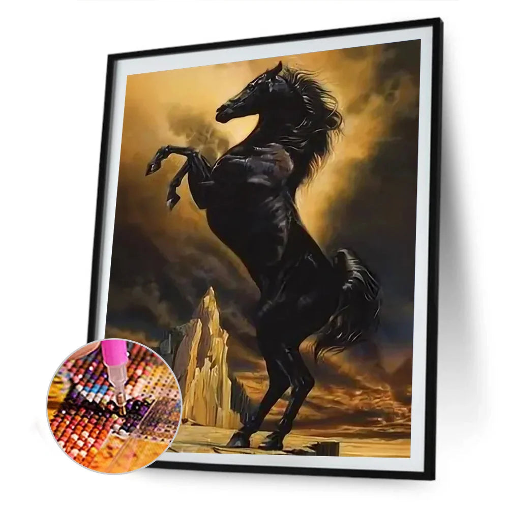 Black Horse | Diamond Painting