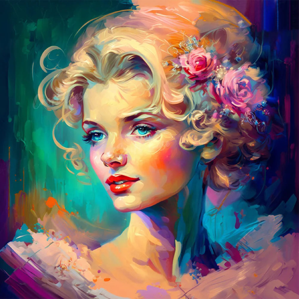 Beautiful Girl | Cross Stitch Embroidery