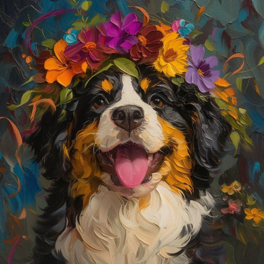 Bernese Mountain Dog | Diamond Painting