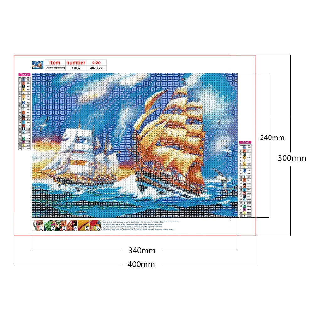 Sail Boat | Diamond Painting