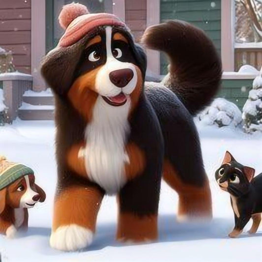 Bernese Mountain Dog | Diamond Painting