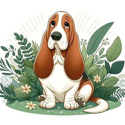 Dog Basset Hound | Diamond Painting