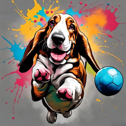 Dog Basset Hound | Diamond Painting
