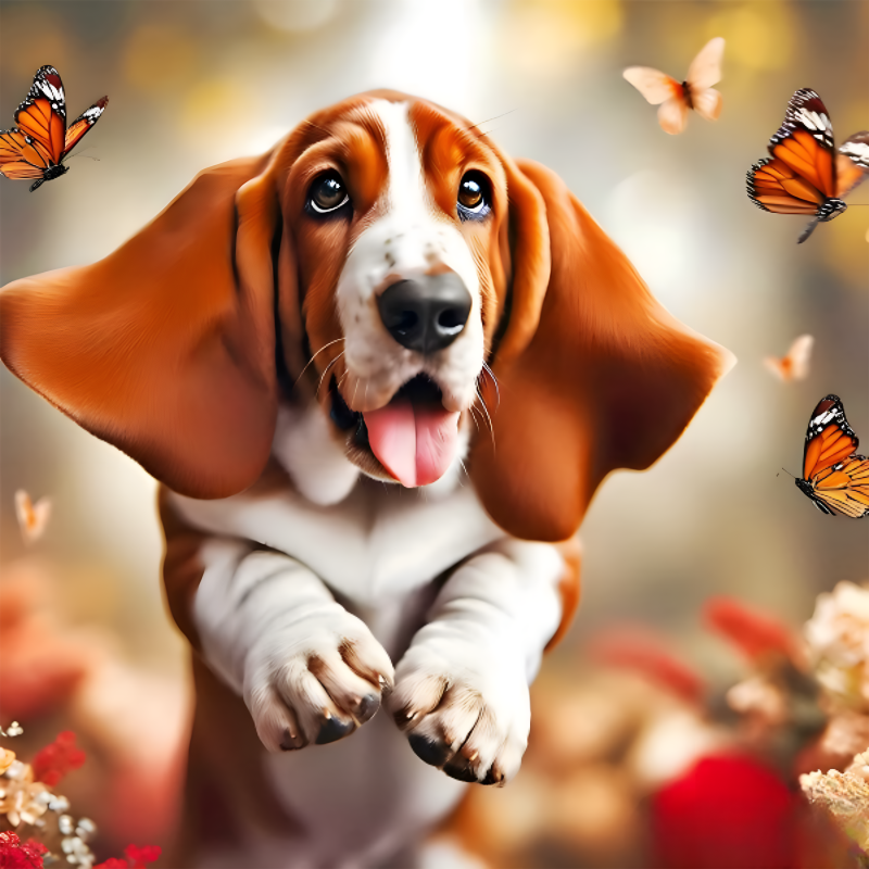 Dog Basset Hound | Diamond Painting