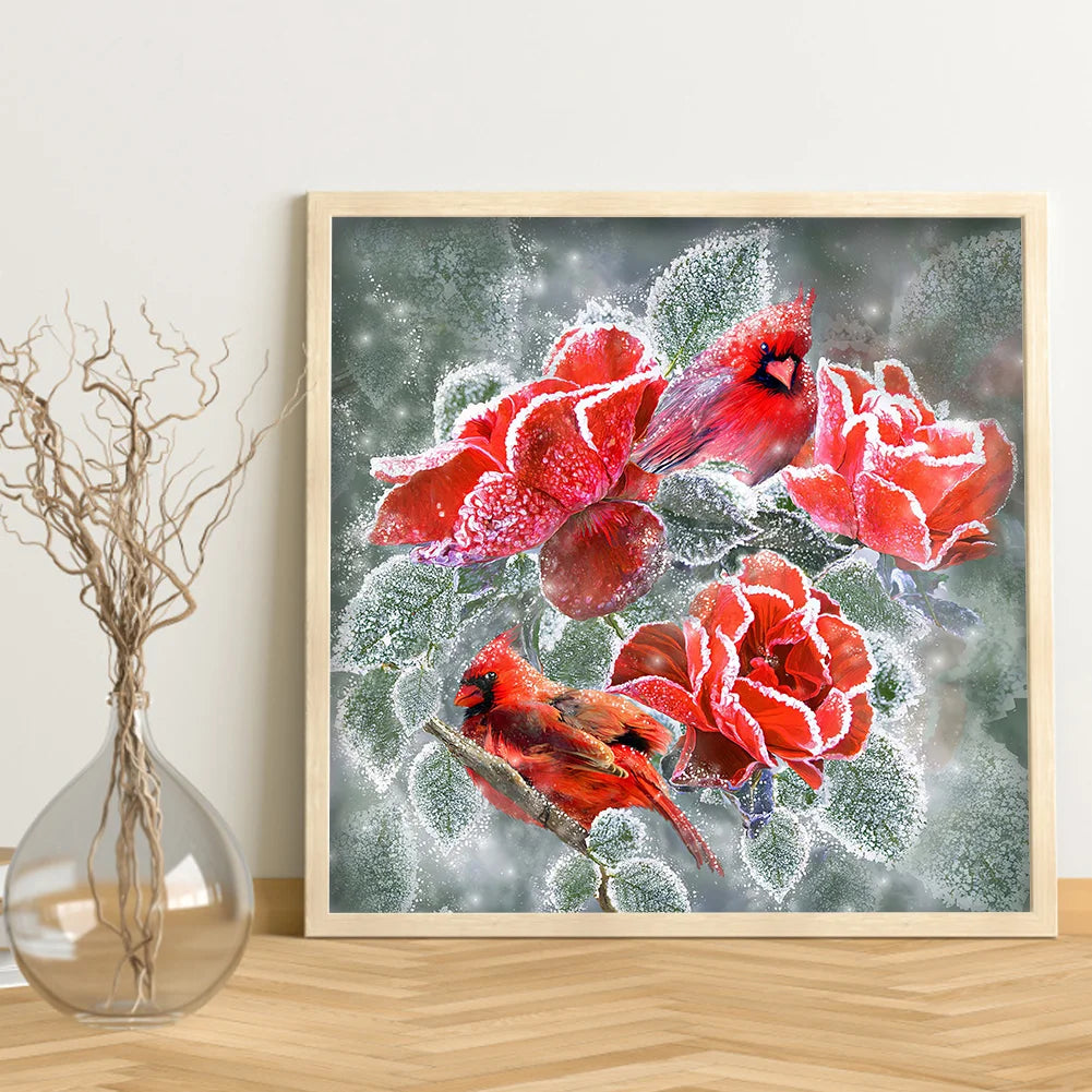 Red Cardinal Bird | Diamond Painting