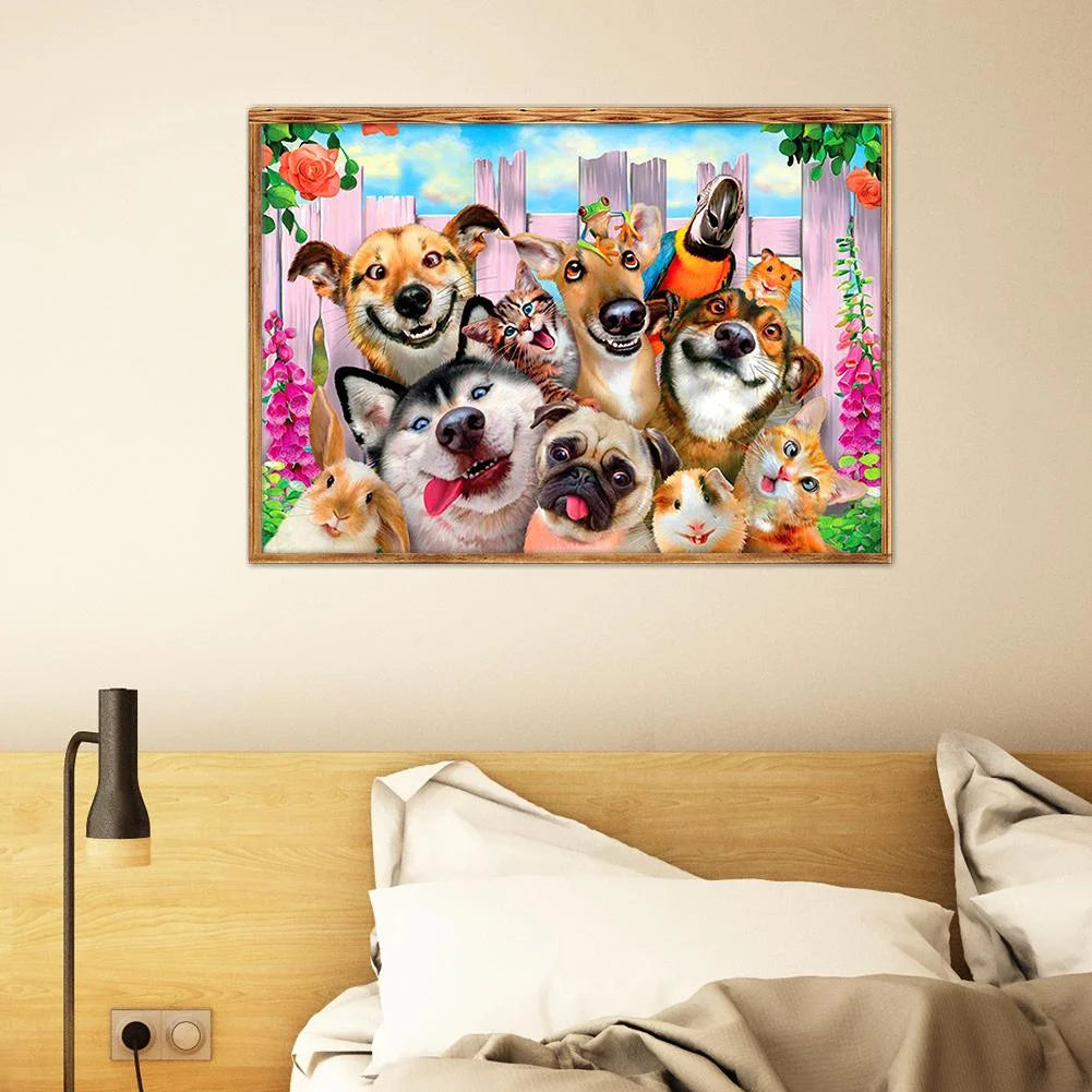 Happy Dogs | Diamond Painting