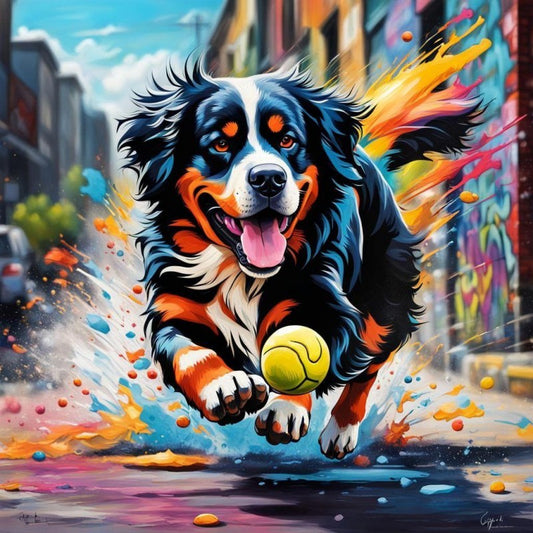 Bernese Mountain Dog | Diamond Painting
