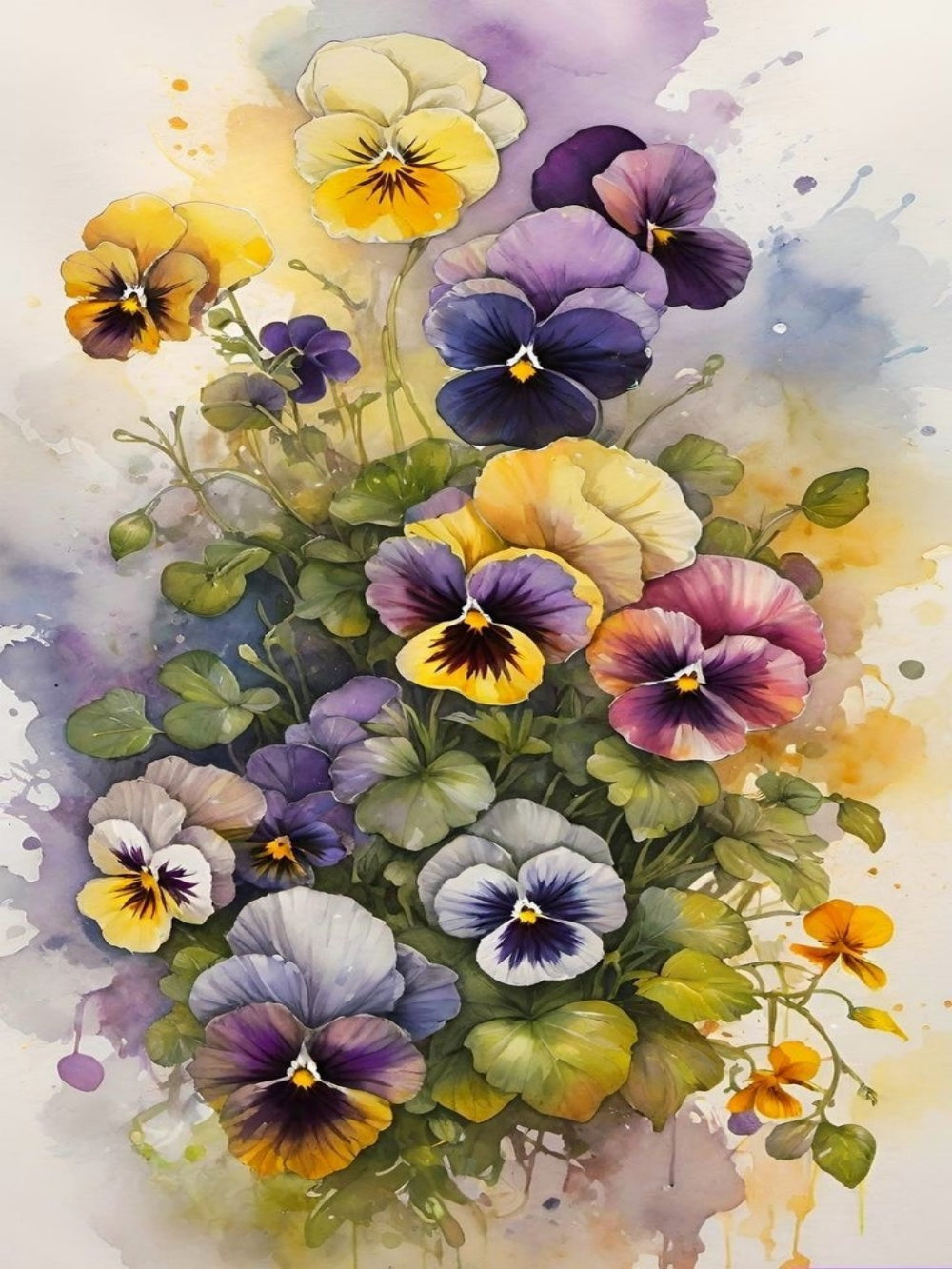Pansy | Diamond Painting