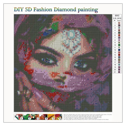 Beautiful Girl | Diamond Painting