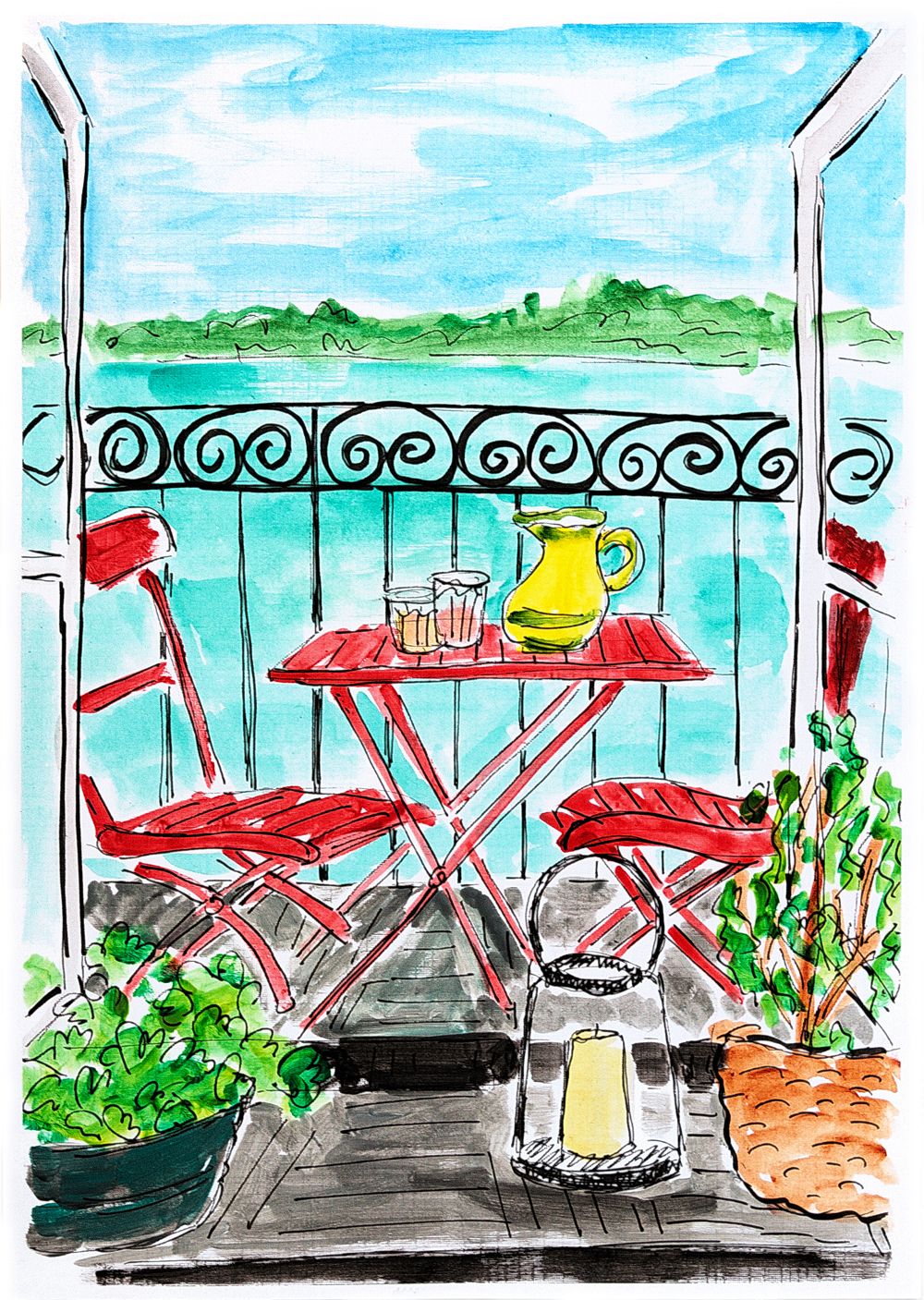 Balcony | Diamond Painting